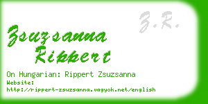 zsuzsanna rippert business card